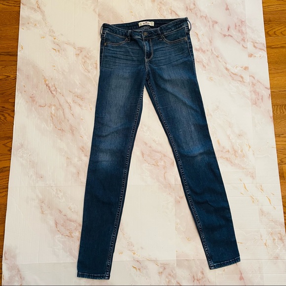 Hollister medium wash skinny jeans 3L in size 26 - Picture 2 of 9